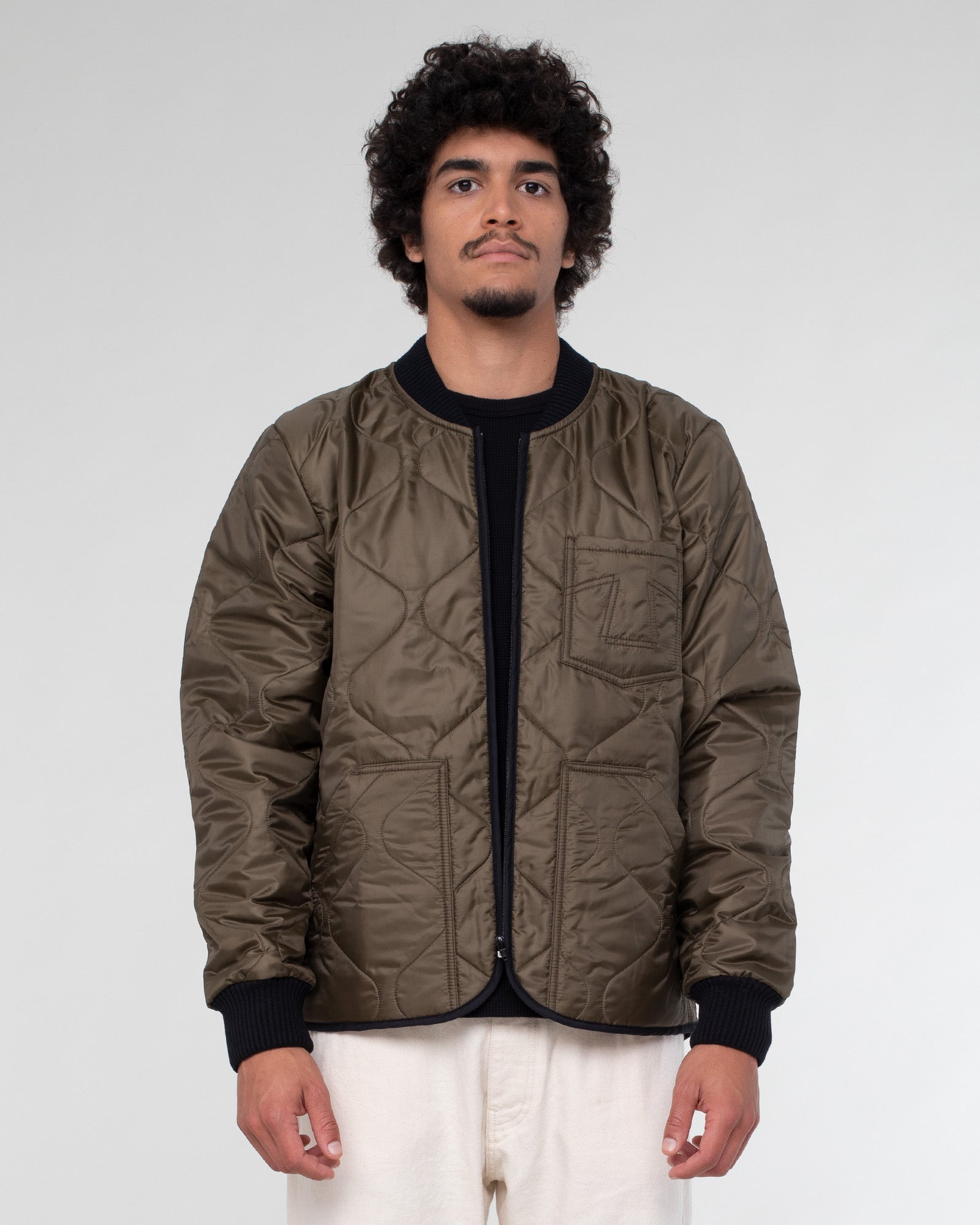Type 2 Frostbite Quilted Nylon Jacket Khaki – Eat Dust