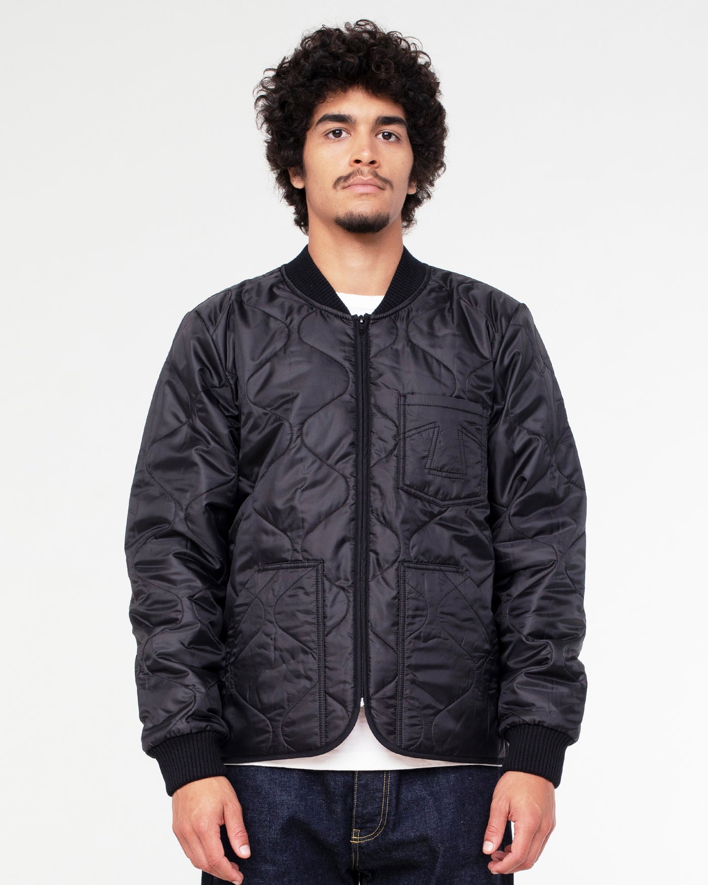 Type 2 Frostbite Quilted Nylon Jacket Black