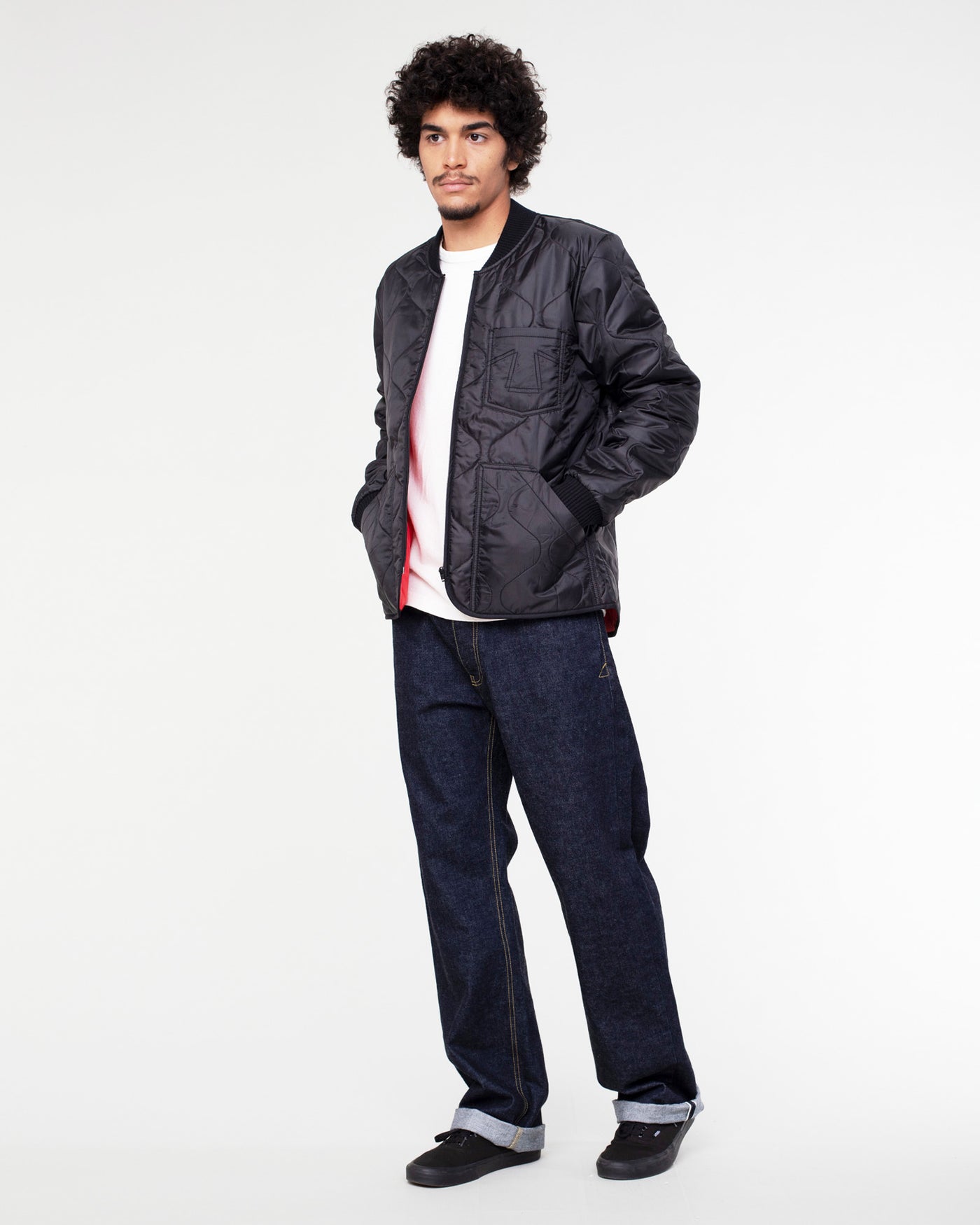 Type 2 Frostbite Quilted Nylon Jacket Black