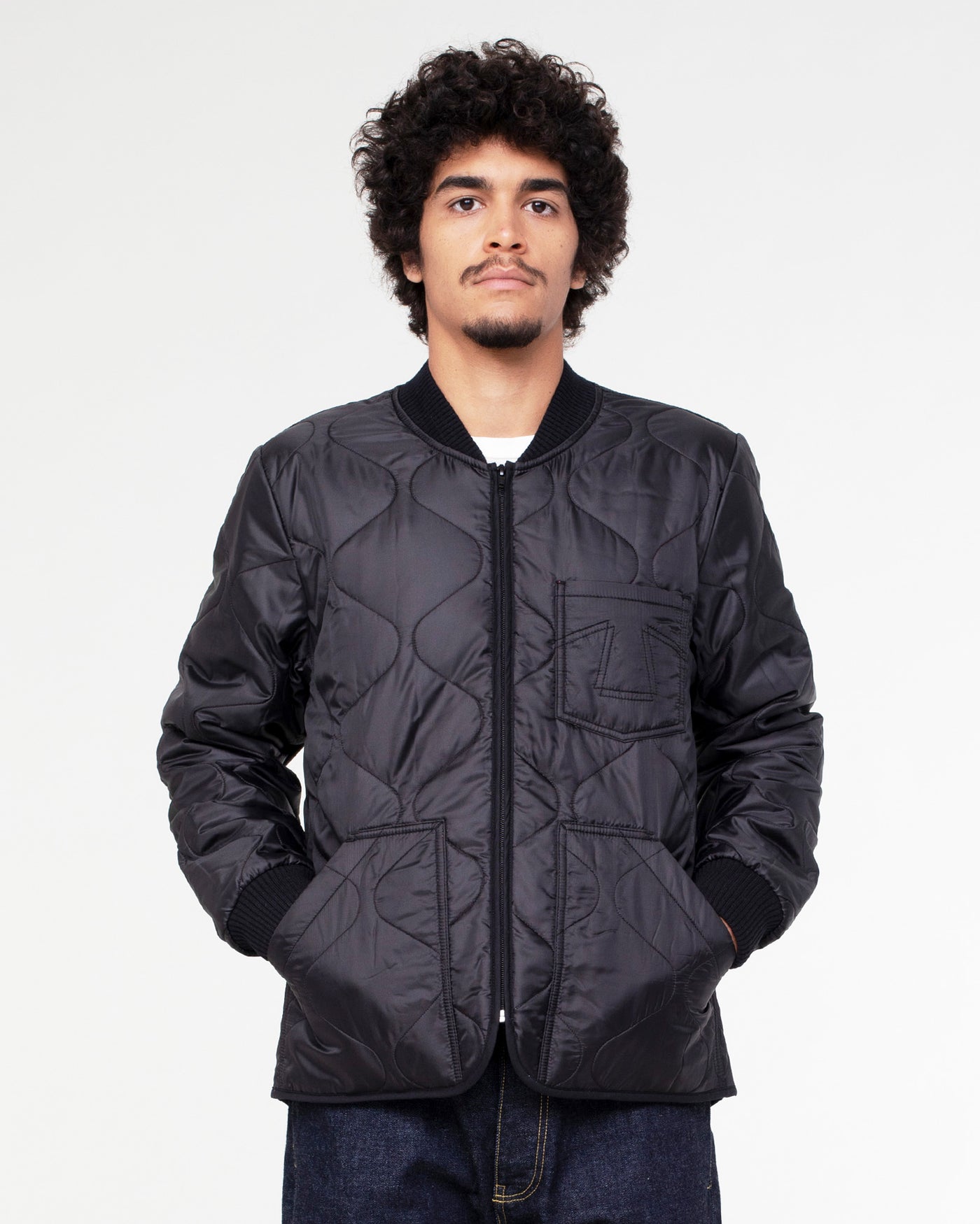 Type 2 Frostbite Quilted Nylon Jacket Black