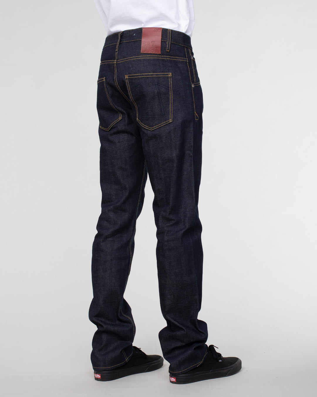 【INCHANT ME】212 Selvedge standard denim pants Men's Jeans | Mid-Rise Selvedge Denim Pants | Steel City