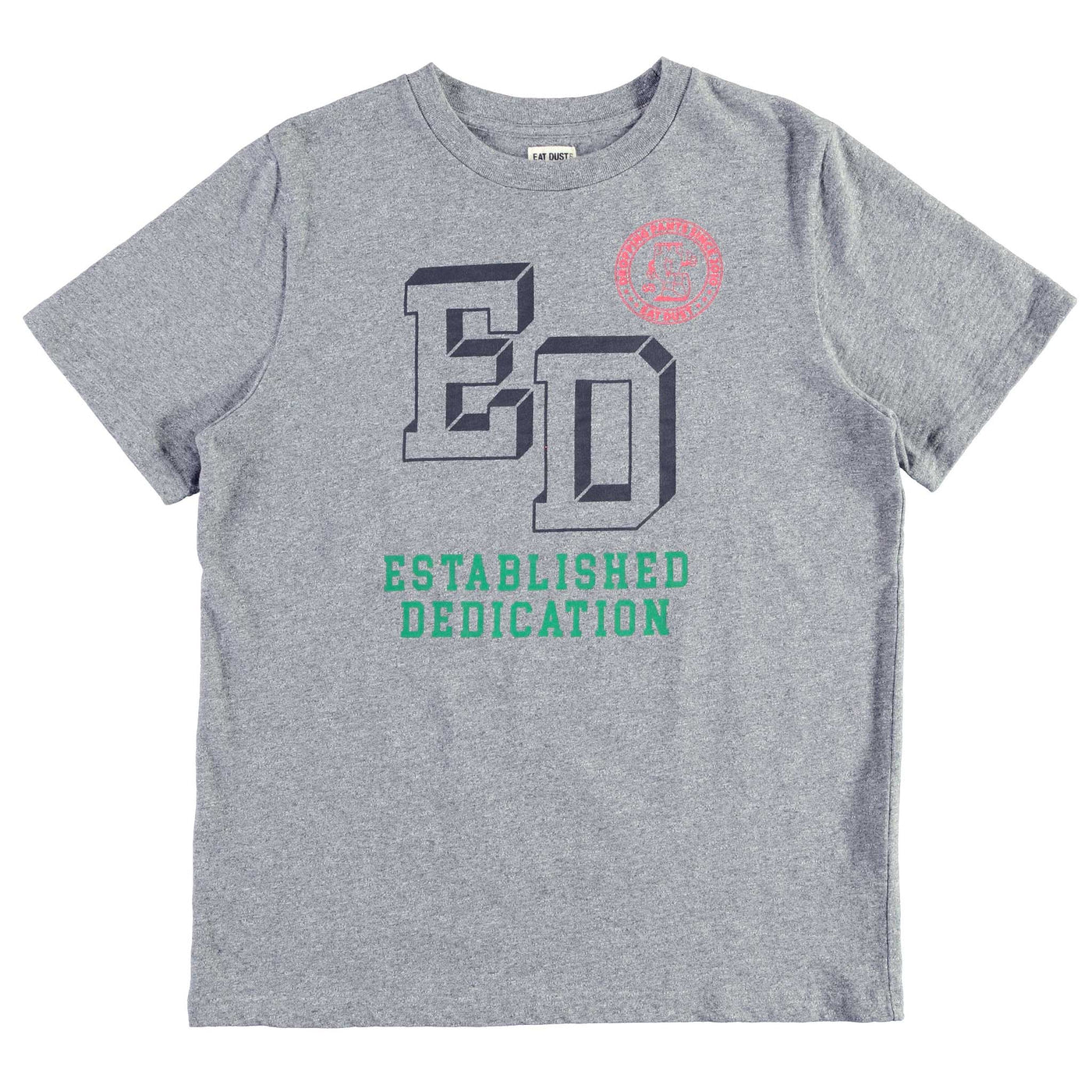 T-Shirt Established Dedication Organic Cotton Grey