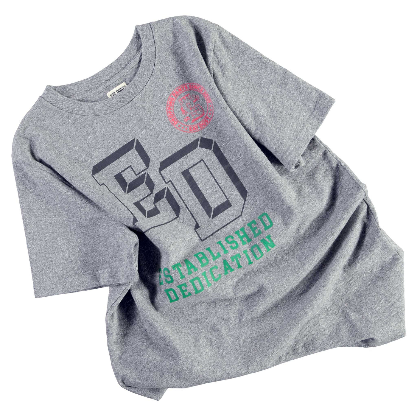 T-Shirt Established Dedication Organic Cotton Grey