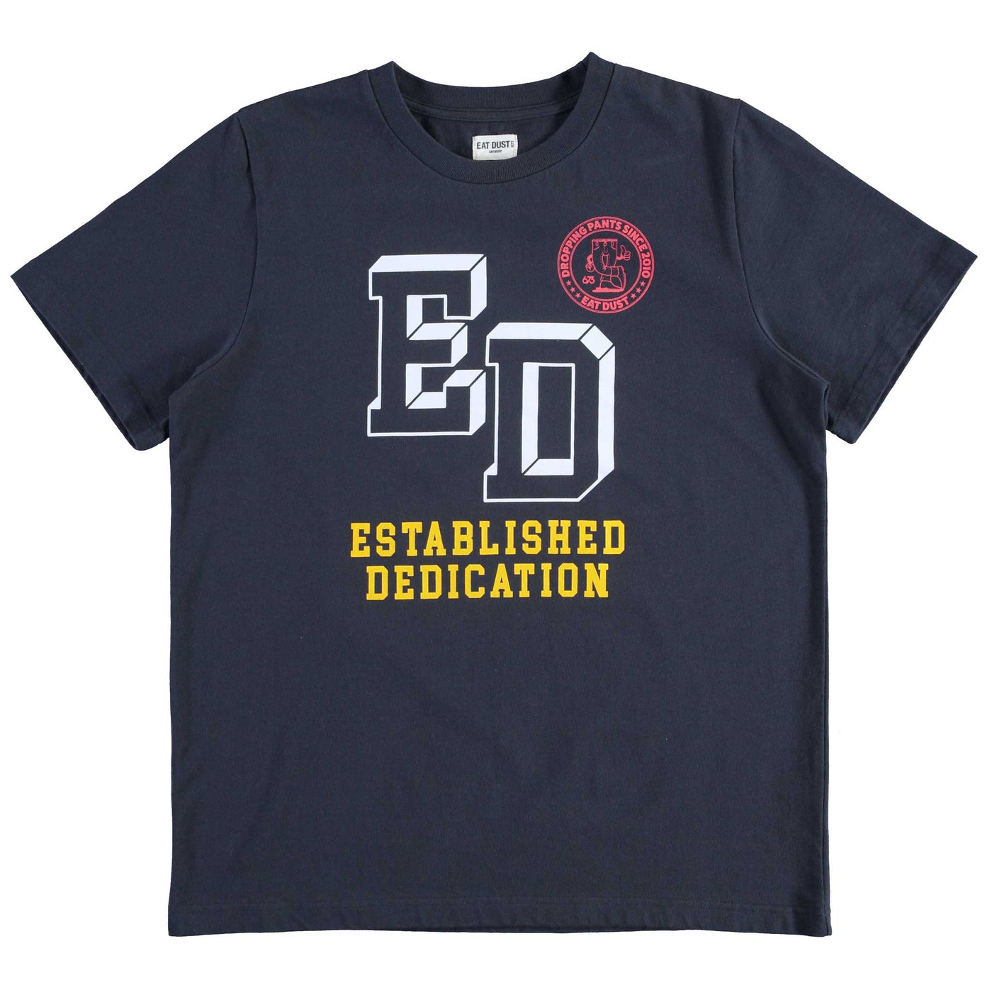 T-Shirt Established Dedication Organic Cotton Navy