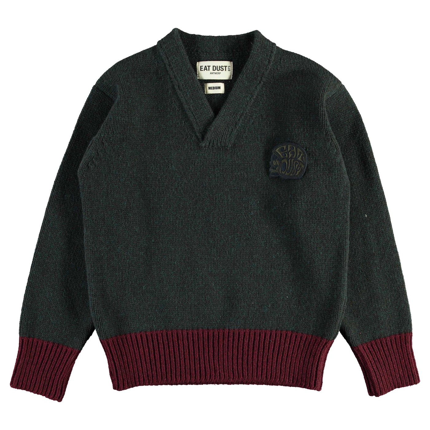 Bi Colored V-Neck knit