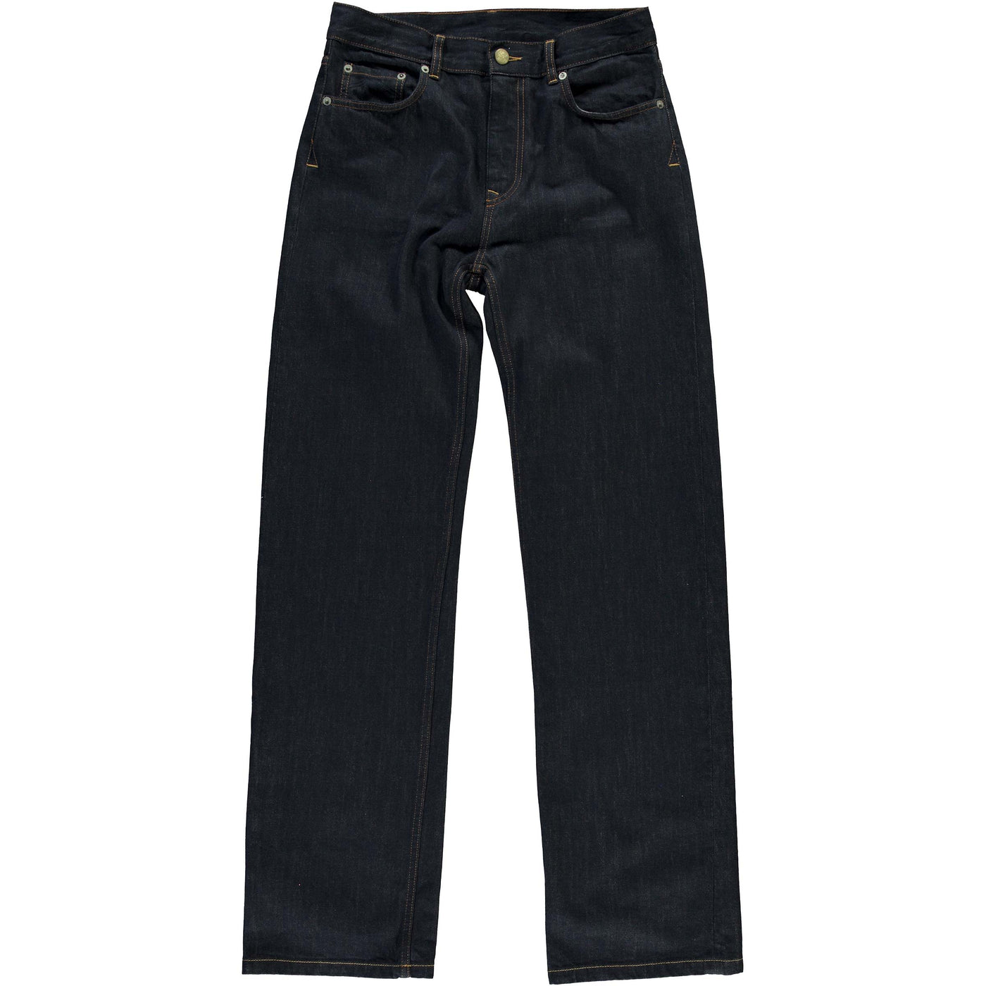 G.o.D Georgia High Waist Straight Selvedge Denim Indigo Blue