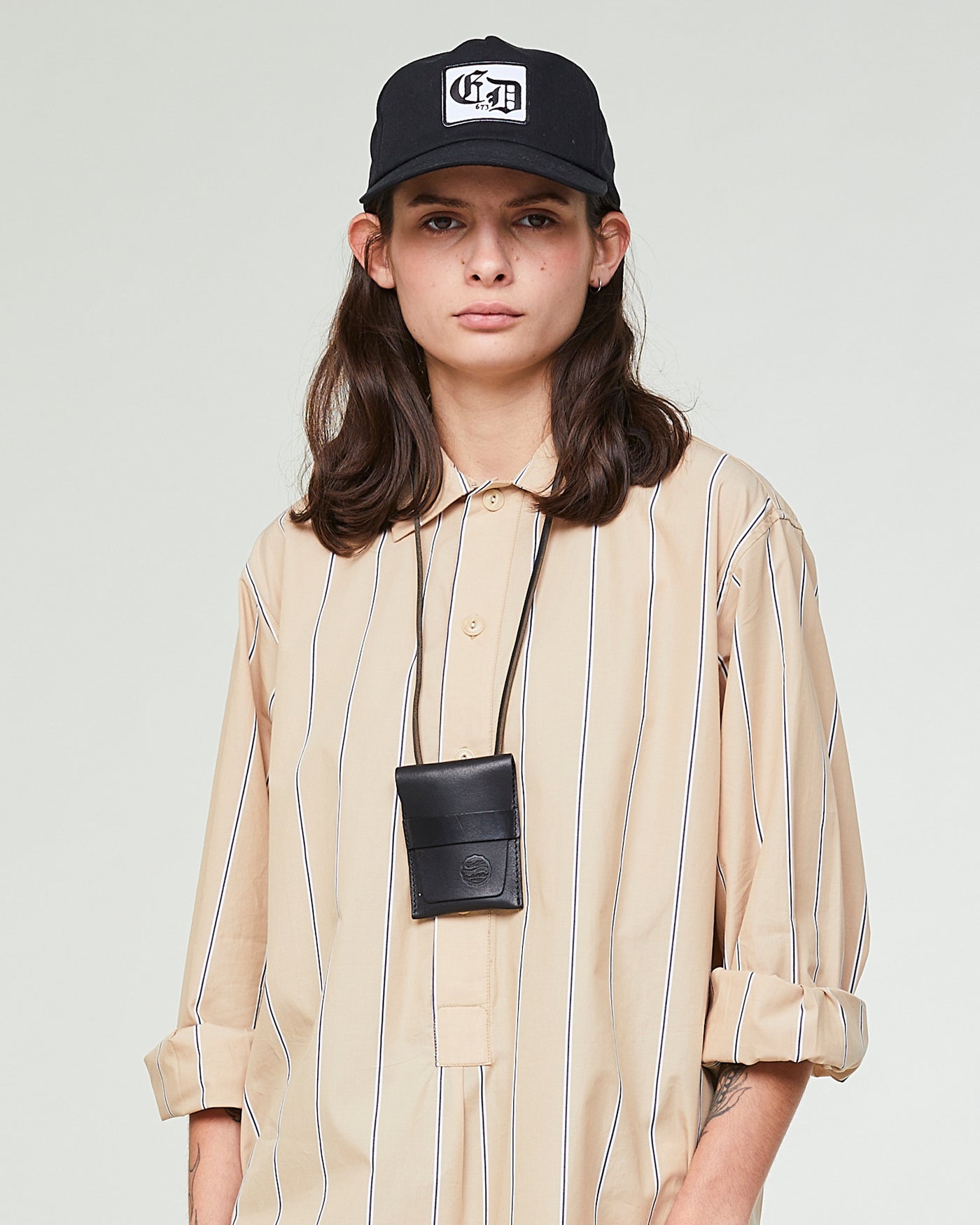 G.o.D Chemise Sido Popeline Stripe Sand