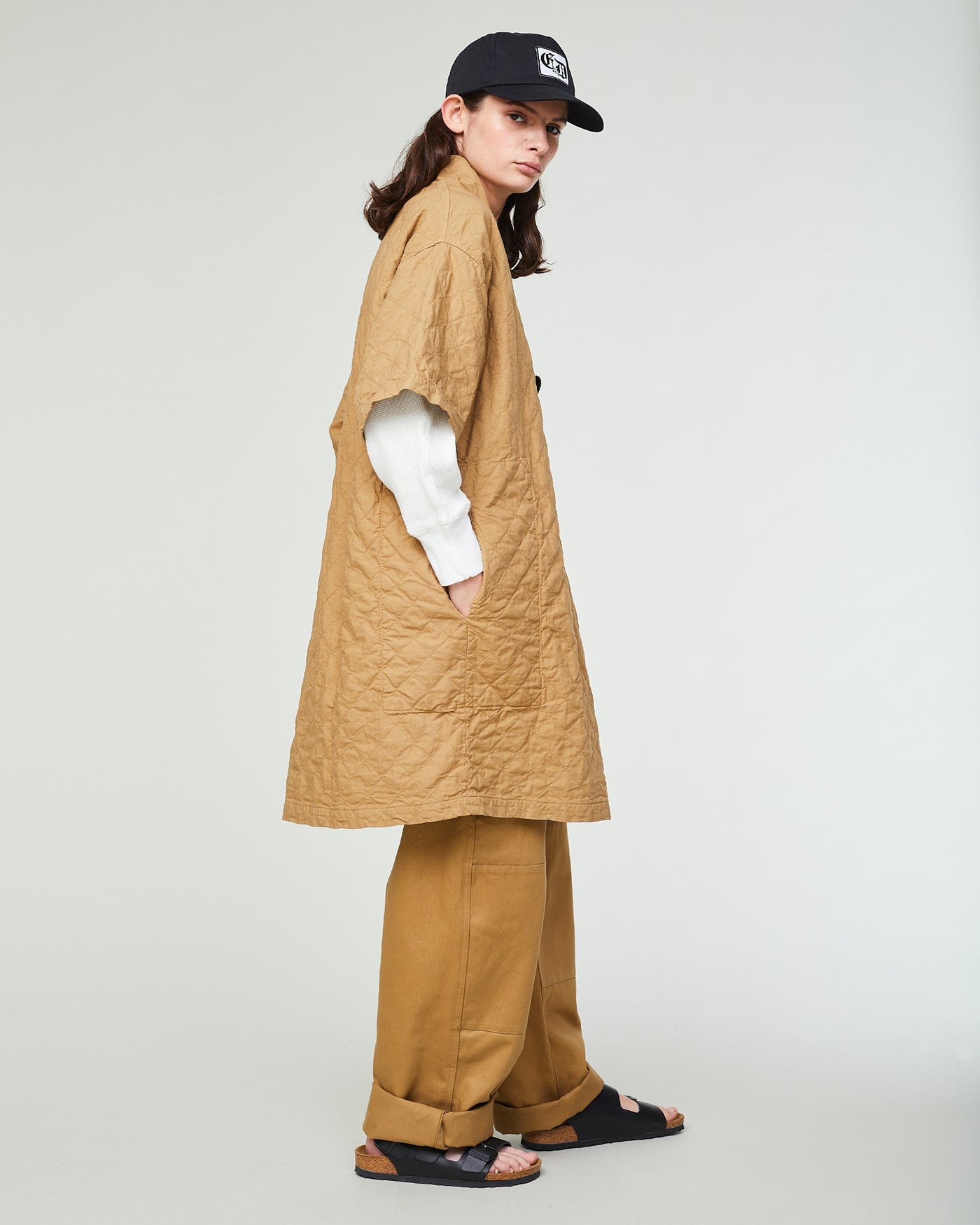 G.o.D Toku Dress Mighty Cotton Antelope