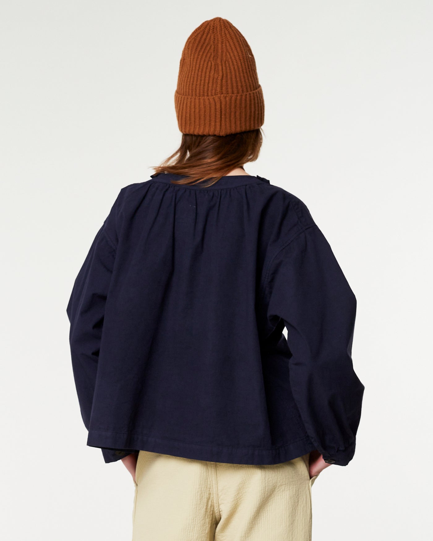 G.o.D Harvest Smock Massaya Cotton Navy Blue