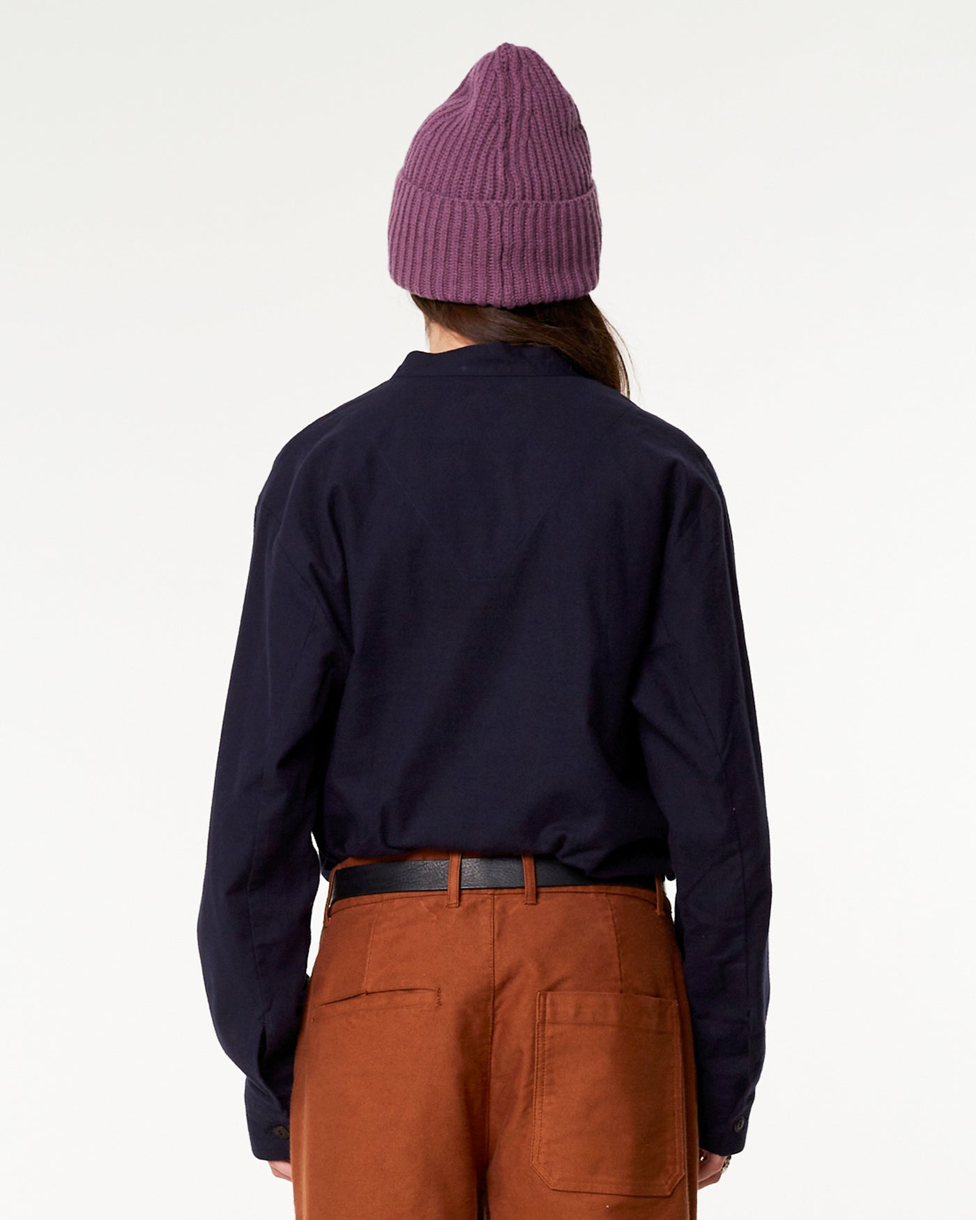 G.o.D Kabul Shirt Brushed Twill Navy Blue