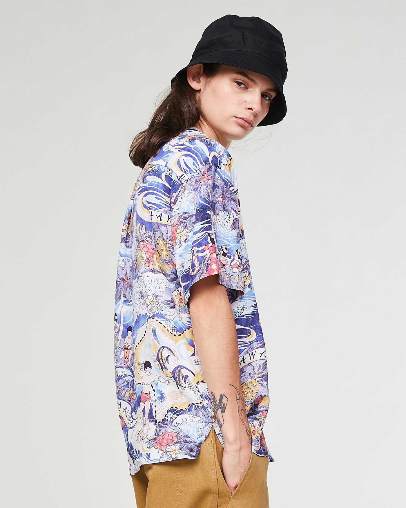 G.o.D Baseball Smock Mahala Rayon Multi