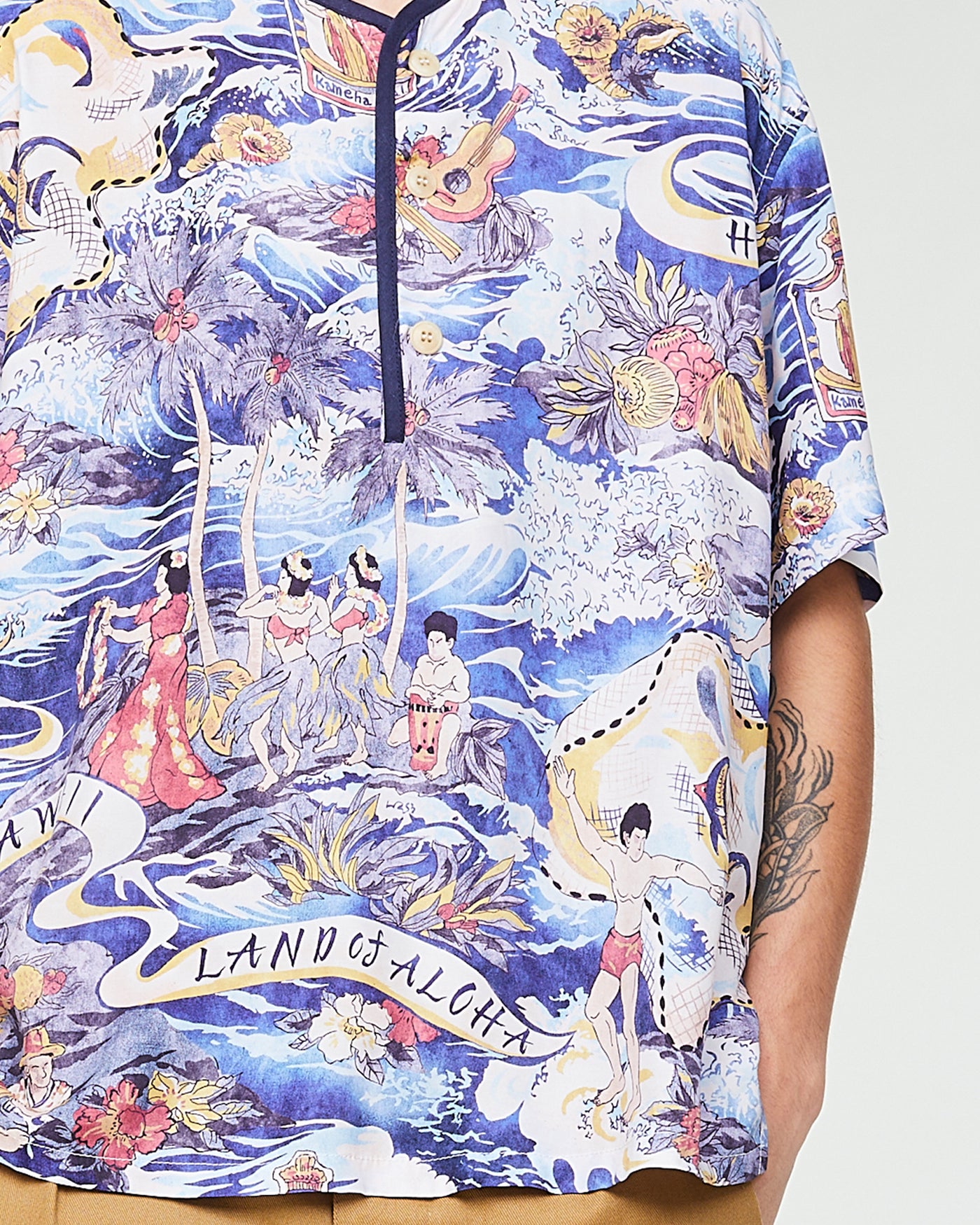 G.o.D Baseball Smock Mahala Rayon Multi