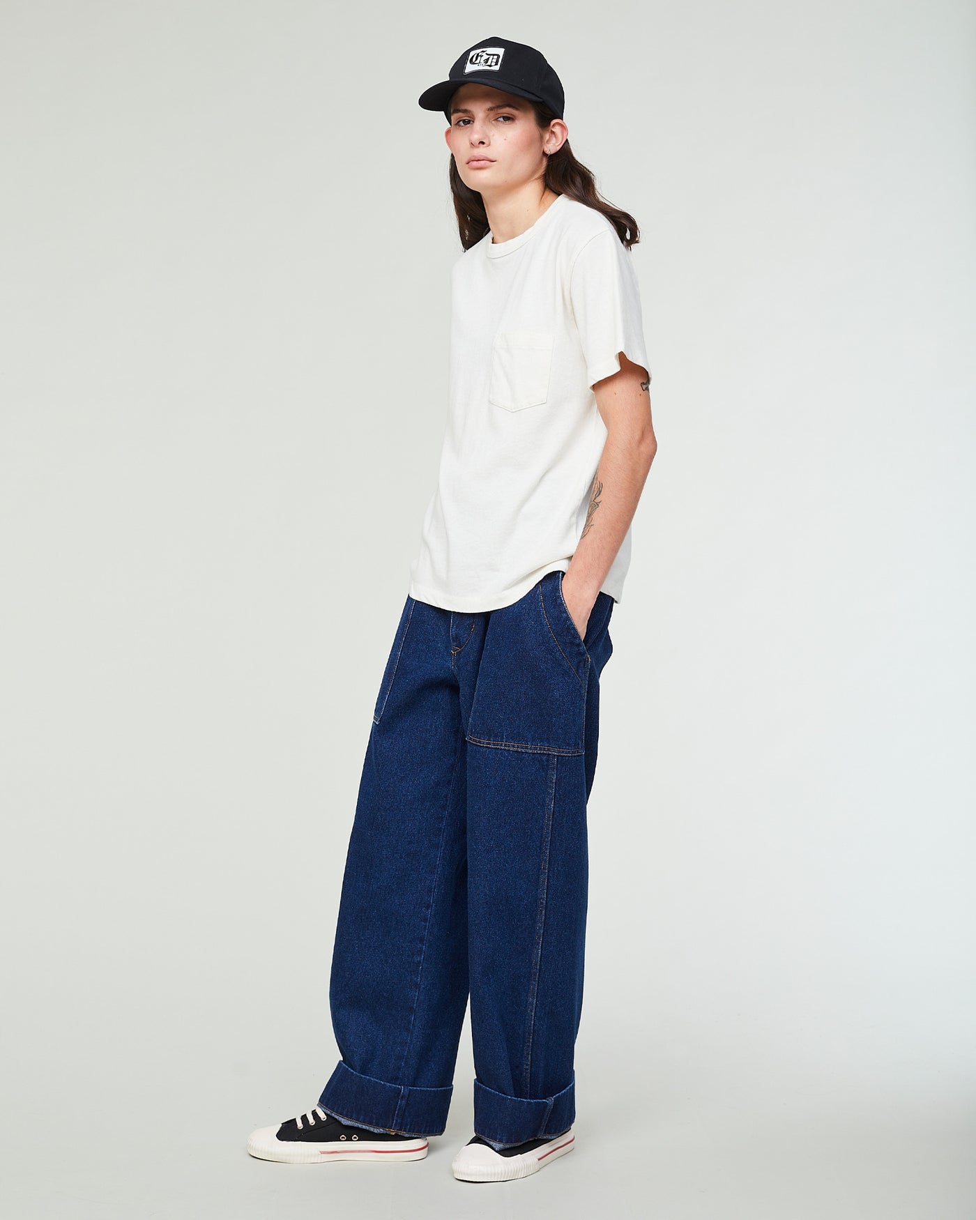 G.o.D Pocket T-Shirt Cotton Hemp Milk
