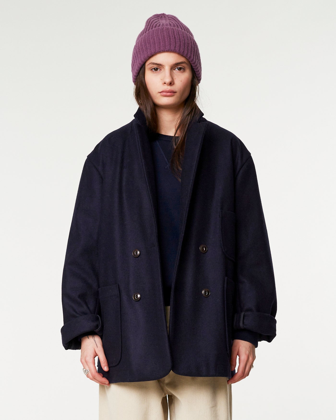 G.o.D Wool Cashmere Beanie Lavender