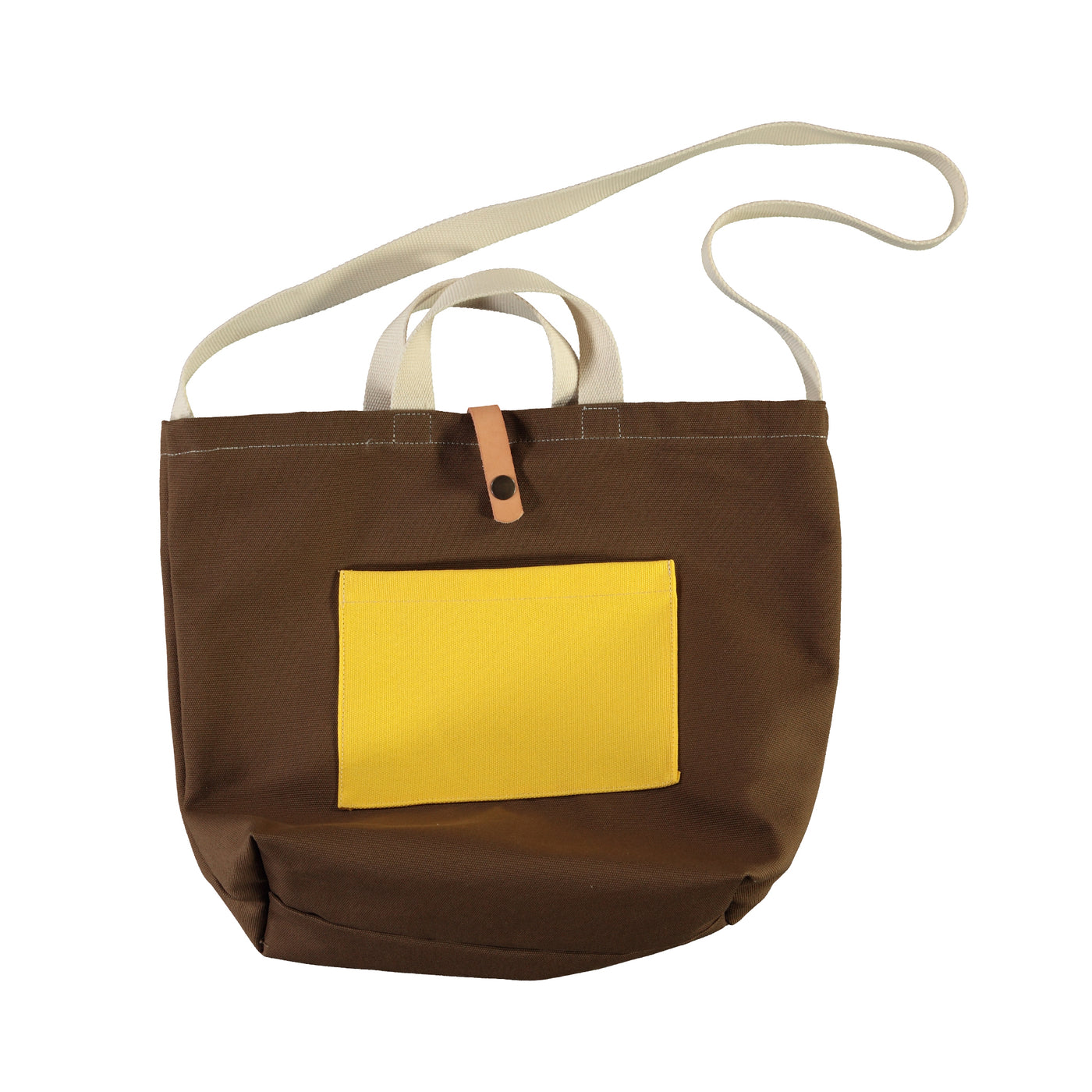 Canvas Shopper Bag Medium Brown