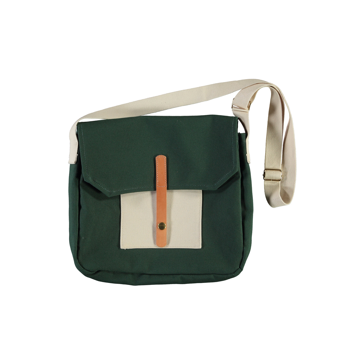 Canvas Shoulder Bag Medium Green